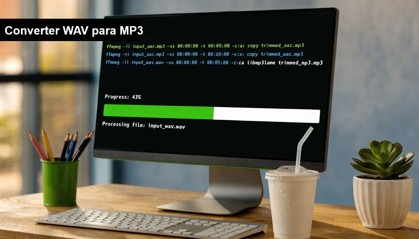 Conversor de áudio wav para mp3